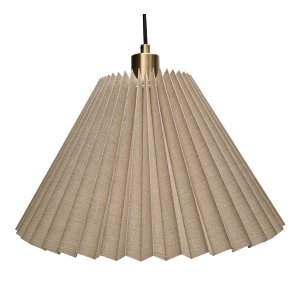 Assens pendel sandfarvet-messing 38