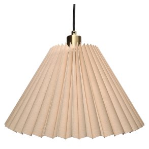 Assens pendel sandfarvet-messing 38.