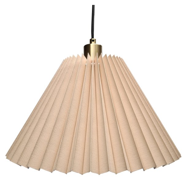 Assens pendel sandfarvet-messing 38.