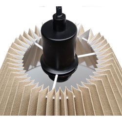 Assens pendel sandfarvet-sort 38