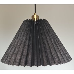 Assens pendel sort hr-messing 38.