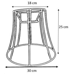 buet stativ 18x25x30 hvid H25