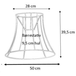 buet stativ 28x39,5x50 hvid H39,5