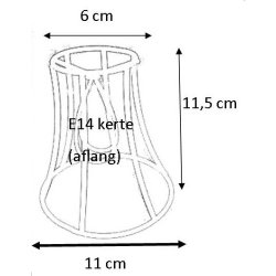 buet stativ 6x11,5x11 hvid H11,5