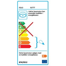 CARIS Loftlampe L75xB41