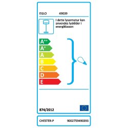 Chester-P gulvlampe H135,5..