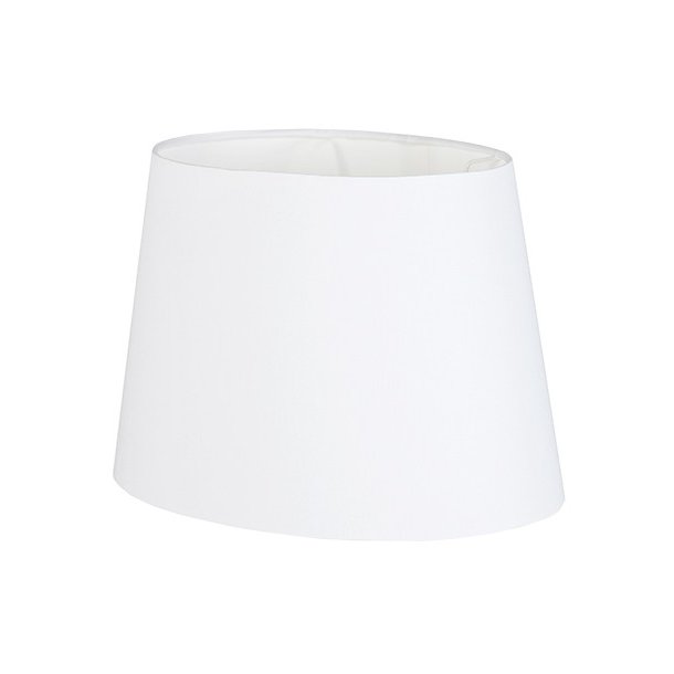 Classic Oval alle str. i hvid bomuld MED LG