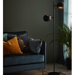 Edgar gulvlampe sort H145