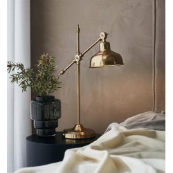 Grimstad bordlampe messing H56