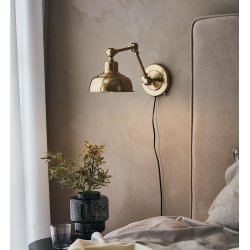 Grimstad vglampe messing H18