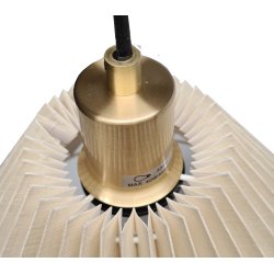 Hobro pendel creme-messing 34