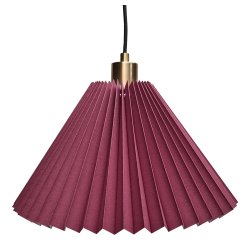 Hobro pendel gl. rosa-messing 34