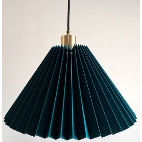 Hobro pendel mrk petrol-messing 34