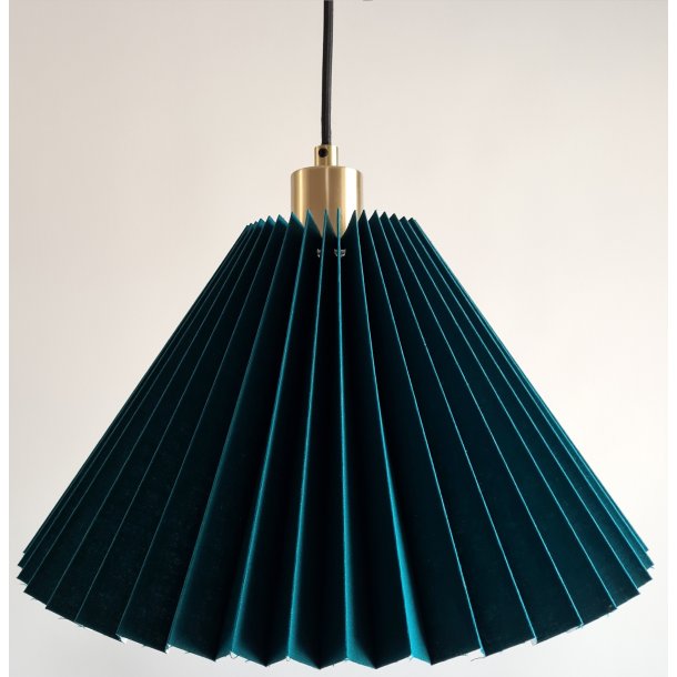 Hobro pendel mrk petrol-messing 34