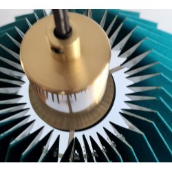 Hobro pendel mrk petrol-messing 34