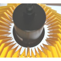 Hobro pendel okker-sort 34