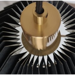 Hobro pendel sort hr-messing 34.