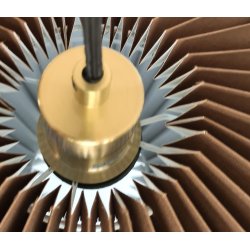 Hobro pendel taupe-messing 34