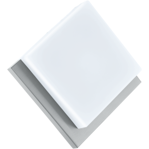 Infesto 1 LED vg og loftlampe 25x25