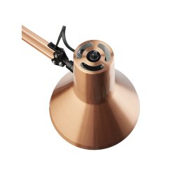 Jensen brstet kobber arkitektlampe H65