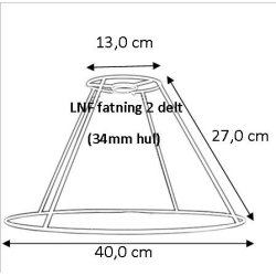 lampeskrm stativ 13x27x40 (30 cm) LNF