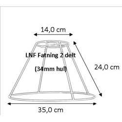 Lampeskrm stativ 14x24x35 (27 cm) LNF
