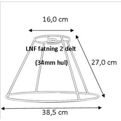 Lampeskrm stativ 16x27x38,5 (30 cm) LNF