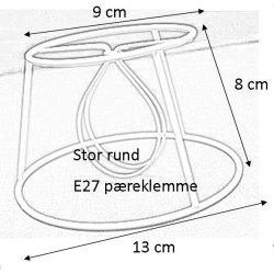 Lampeskrm stativ 9x8x13 SK (11cm)