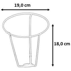 montering til lampeskrm 19,0 TNF 18