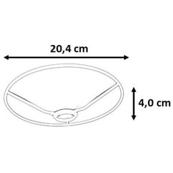 montering til lampeskrm 20,4 NF 4 LNF