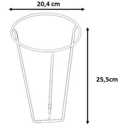 montering til lampeskrm 20,4 TNF 25,5