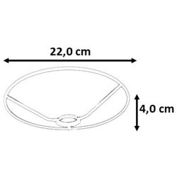 montering til lampeskrm 22,0 NF 4 LNF
