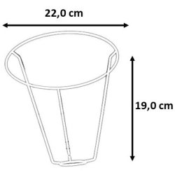 montering til lampeskrm 22,0 sv 19,0 T-E27