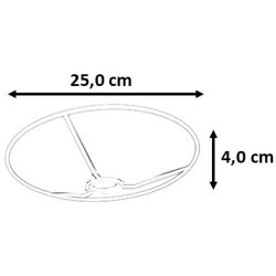 montering til lampeskrm 25,0 NF 4 LNF