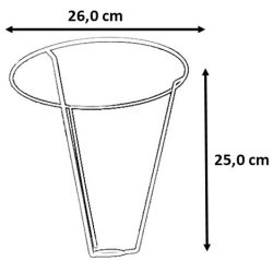 montering til lampeskrm 26,0 sv 25,0 T-E27