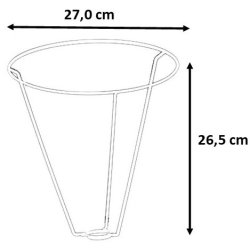 montering til lampeskrm 27,0 TNF 26,5