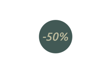 OUTLET - under ½ pris