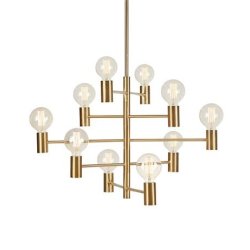 Paris lysekrone messing 72,5