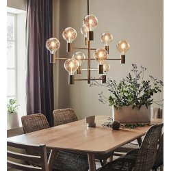 Paris lysekrone messing 72,5