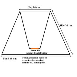 Pliss 14x30x48 Rd bomuld TNF