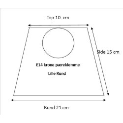 Pliss 10x15x21 Hvid plastik KP