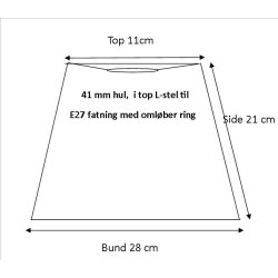 Pliss 11x21x28 gr hr L-E27