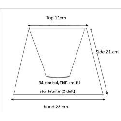 Pliss 11x21x28 sort hr TNF