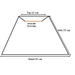 Pliss 13x25x39 Rd bomuld BR