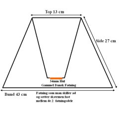 Pliss 13x27x43 Sort Hr med Sljfe TNF