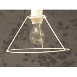 Pliss 16x30x42 Hvid plastik L-E27.