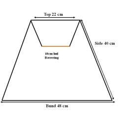Pliss 22x40x48 SortHr med Sljfe BR