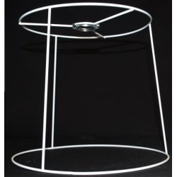 Pliss&eacute; lampeskrm stativ 23,5x24x27 (27 cm) LNF.