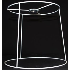 Plissé lampeskrm stativ 23,5x24x27 (27 cm) LNF.