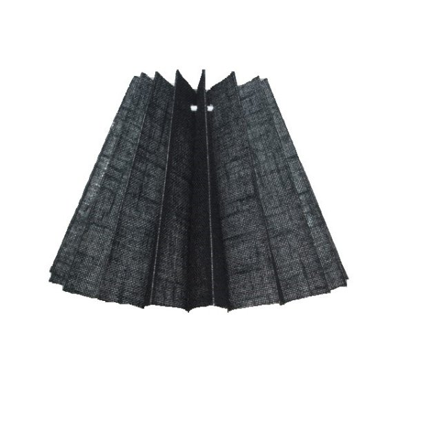 Plisse 5,5x11x14 Sort Hr LK